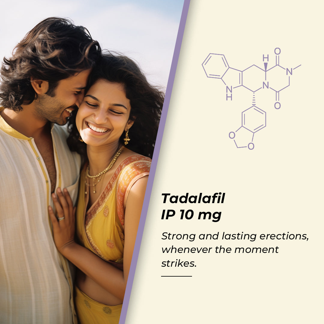 Tadalafil IP 10 mg (Pack of 2)
