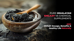 Pure Himalayan Shilajit vs Chemical Supplements: Shilajit Dosage, Benefits & Healthy Life Naturally