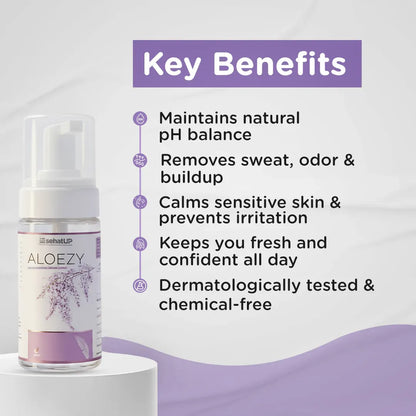 Aloezy ( Intimate Foam Wash) | Best intimate wash for Womens