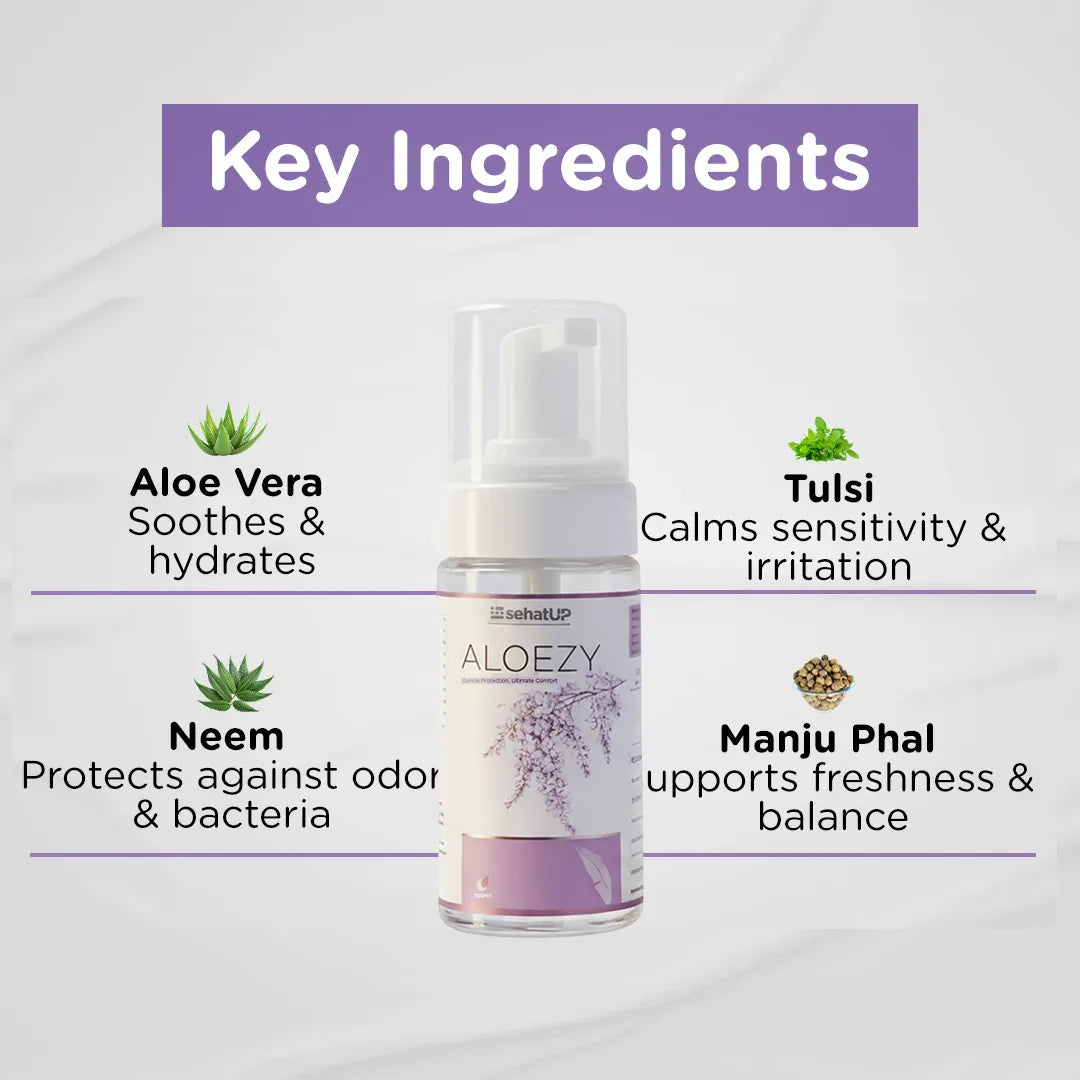 Aloezy ( Intimate Foam Wash) | Best intimate wash for Womens