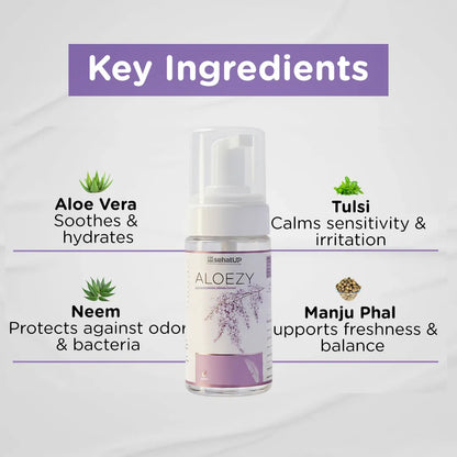 Aloezy ( Intimate Foam Wash) | Best intimate wash for Womens