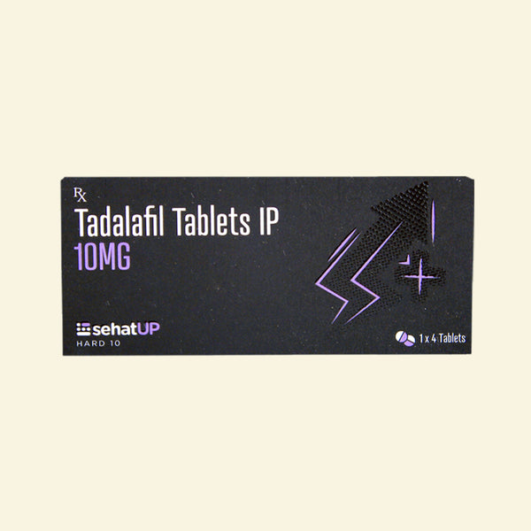 Tadalafil IP 10 mg (Hard 10)(Pack of 2)